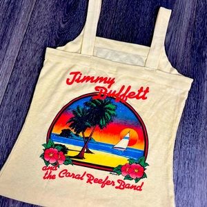 Jimmy Buffet Vintage Tank Rare Concert Tour 1981 XS